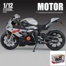 Toy 1:12 S1000 grey Alloy Racing Metal Street Sports Motorcycle Model Simulation