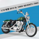 1:12 Harley Seventy two green Special Alloy Classic Motorcycle Simulation Model Metal