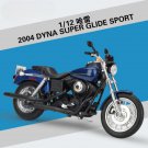 1:12 Harley Dyna blue Special Alloy Classic Motorcycle Simulation Model Metal