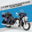 1:12 Harley Glide blue Special Alloy Classic Motorcycle Simulation Model Metal
