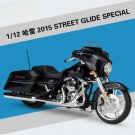 1:12 Harley Road king 2015 black Special Alloy Classic Motorcycle Simulation Model Metal