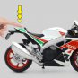 Simulation Toy 1:12 Aprilia RSV4 Green Alloy Racing Motorcycle Model Diecast Metal