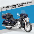 1:12 Blue Harley FLHTK Electra Glide Ultra Limited Classic Simulation Motorcycle