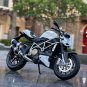 1:12 Ducati Street black Alloy Race Motorcycle Simulation Metal Sound and Light Toys