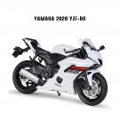 Toy 1:12 Hot New Style yamaha 2020 YZF R6 white Original Simulation Motorcycle Model