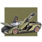 Toy Supercar 1/18 Lamborghini SIAN FKP37 Gold Model Alloy Diecast Boys simulation 4 Door