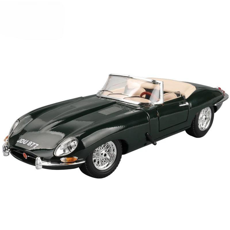 toy 1:18 Jaguar black E type Coupe alloy car model simulation car decoration collection