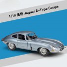 High Simulation 1:18 Jaguar E Type Cabriolet grey Alloy Sports Car Model Diecast Metal Toy