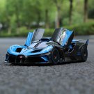 1:18 Bugatti Bolide blue Alloy Sports Car Model High Simulation Diecast Metal Toy