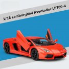 1:18 Lamborghini Aventador LP700 4 red Alloy Car Model Metal Toy High Simulation