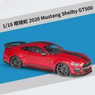 Toy High Simulation 1:18 2020 Ford Mustang Shelby GT500 red Alloy Car Model Diecast Metal