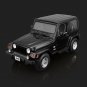 1:18 Jeep WRANGLER SAHARA black off road vehicle Car High Simulation Metal Alloy Model toys