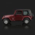 1:18 Jeep WRANGLER SAHARA red off road vehicle Car High Simulation Metal Alloy Model toys