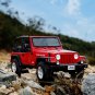 Toy 1:18 Jeep Wrangler Rubicon Red Alloy Car Model Metal Toy Vehicles Collection