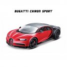 1:18 new style Bugatti chiron sport red alloy model simulation car decoration toy