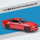 Simulation 1:18 Ford 2015 Mustang Red Heritage Series 98 Alloy Sports Car Model Metal Toy