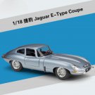 1:18 Jaguar E Type Cabriolet grey Alloy Sports Car Model Metal High Simulation Toy