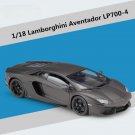 Toy 1:18 Lamborghini Aventador LP700 4 black Alloy Sports Car Model Metal Simulation