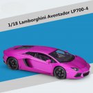 Toy 1:18 Lamborghini Aventador LP700 4 matte Alloy Sports Car Model Metal Simulation