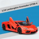 Toy Vehicle Simulation 1:18 Lamborghini LP700 4 red Alloy Sports Car Model Diecast Metal