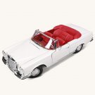 Decoration Collection 1:18 1967 Mercedes Benz 280SE white Classic Car Alloy Model