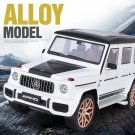 Toy 1:18 Scale Diecast Car white Benz G63 Wings of Dark Night ORV With Light Sound Alloy