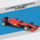 SuperCar 1:18 Ferrari F1 Formula One SF21 16 Alloy Racing Car Model Simulation Metal Toy