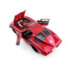 1:18 1963 Chevy Corvette Sting Ray Diecast Metal Alloy Model Car Toys High Simulation