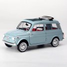 High Simulation 1:18 1964 Fiat 500 Giardiniera Diecast Metal Alloy Model Car Toys