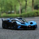 High Simulation 1:18 Bugatti Bolide blue Alloy Sports Car Model Metal Toy Vehicles