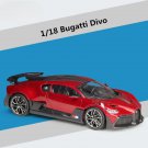 1:18 Bugatti Divo Alloy Sports Car red Model Diecast Metal Vehicles Toy High Simulation