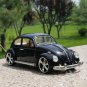 High Simulation 1:24 Volkswagen Beetle black Classic Car Model Diecast Alloy Metal Toy