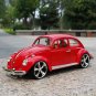 High Simulation 1:24 Volkswagen Beetle Red Classic Car Model Diecast Alloy Metal Toy