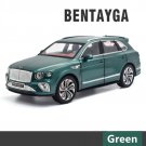 High Simulation 1:24 Bentayga SUV green Alloy Luxy Car Model Metal Toy Sound and Light