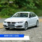 simulation 1:24 BMW 335i white alloy car model decoration collection Die casting toy