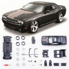 1:24 2008 DODGE black plus assembled DIY die casting model car collection tools toy