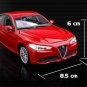 High Simulation 1:24 Alfa Romeo Giulia red Sports Alloy Car Model Diecasts Metal Toy