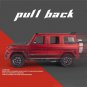 1:24 Scale Brabus G800 red Alloy Car Model Diecast Car Sound Light Collection Toys
