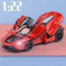 Toy 1:22 Ferraris Laferrari FXX K red Alloy Car Diecasts Vehicles Car Model Collection
