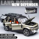 1:24 Land Rover Range Rover Suv Green2 Car Model Simulation Sound And Light Pull Back Toy