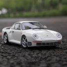 High Simulation 1:24 Porsche 959 white Alloy Sports Car Model Diecast Metal Toy Vehicles
