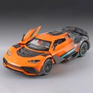 1:24 BENS ONE orange Alloy Car Model Diecasts Metal Casting Sound and Light Toys Vehicle