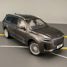 High Simulation 1:24 LEADING IDEAL ONE SUV Grey New Energy Car Model Toy Sound Light