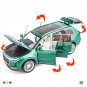 High Simulation 1:24 LEADING IDEAL ONE SUV Green New Energy Car Model Toy Sound Light