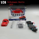 Toy Simulation 1:24 Volkswagen Beetle Assembly Version Alloy Car Model Diecast Metal
