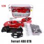 1:24 Ferrari 488 GTB Assembly Version Alloy Car Model Diecast Metal Simulation Toy