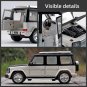 Toy 1:24 Mercedes Benz EQG White Alloy Car Model Metal Sound And Light Pull Back