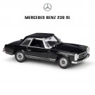 1:24 Mercedes Benz 230 SL black Alloy Car Model Simulation Decoration Toy Collection