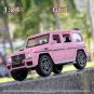 1:24 Wheels Benz ORV Pink Car Metal Model PINK G63 With Light And Sound Pull Back Toys
