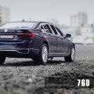 1:24 BMW 7Series 760LI blue Alloy Car Model Diecasts Vehicles Metal High Simulation Toy